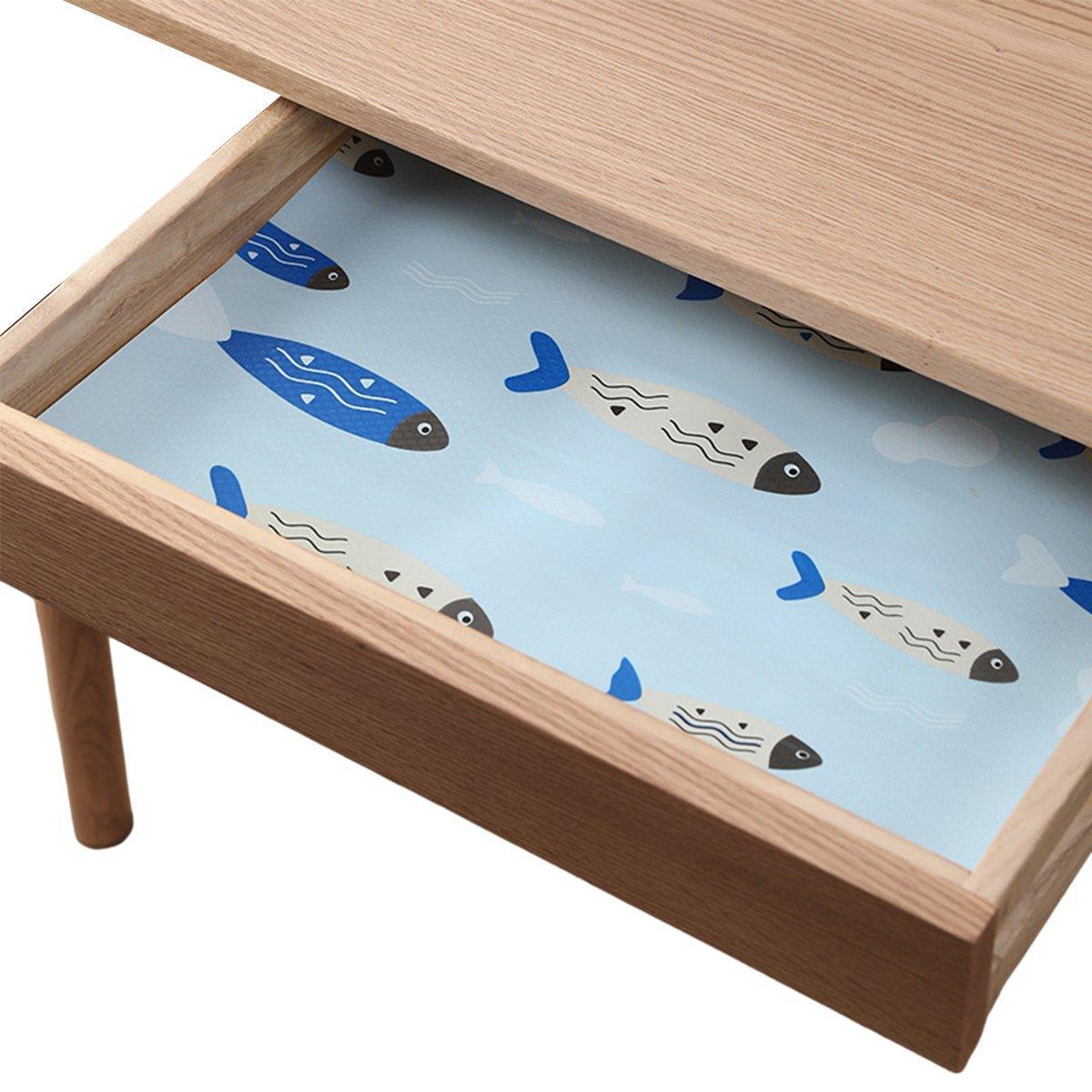 Household Drawer Liner Paper Wardrobe Dustproof Cabinet Mat Grease Proof Mat - Tulip