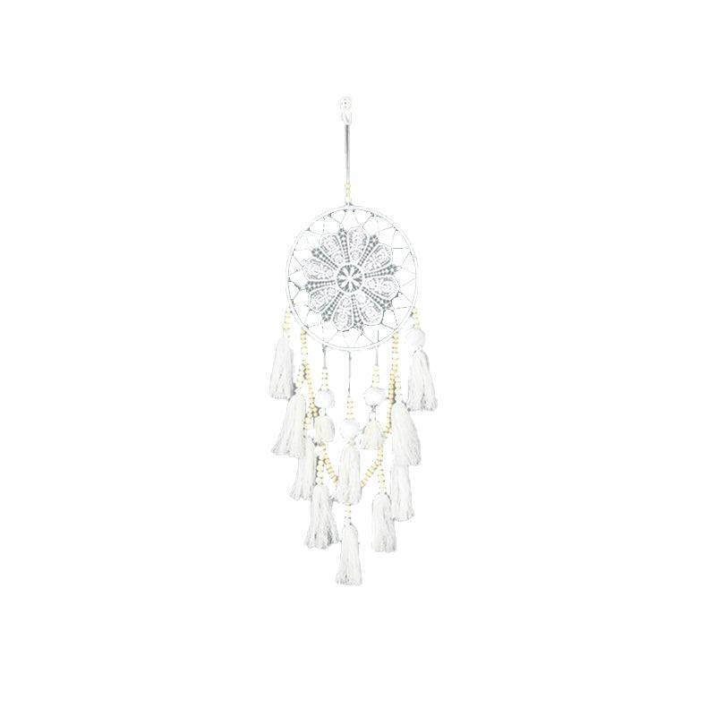 Handmade Dream Catcher Natural Macrame Hairball Art Wall Hanging Room Home Decor