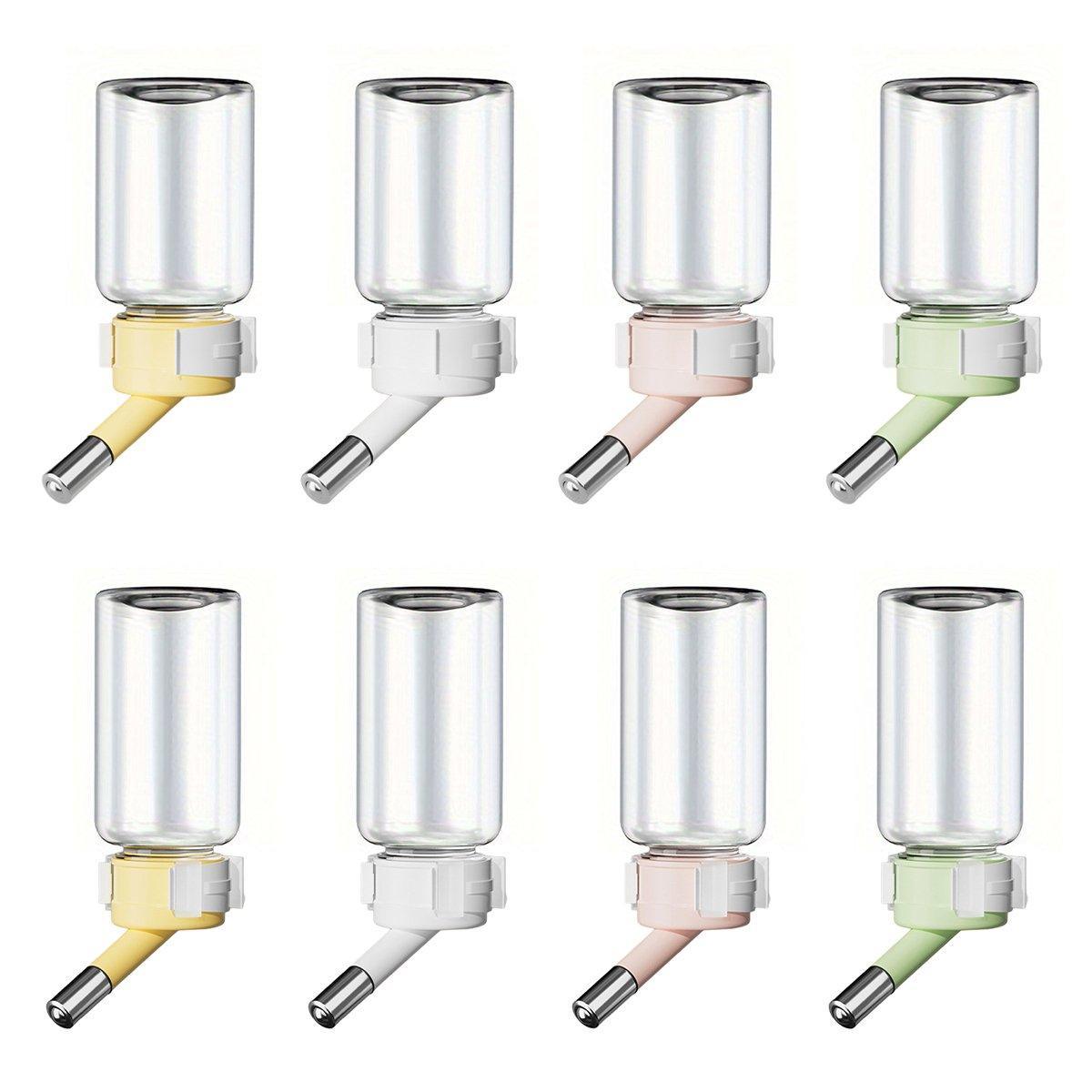 Pet Water Bottle for Hamster Guinea Pig Rabbit Vacuum Drinking Feeder Kettle - 120ml-White