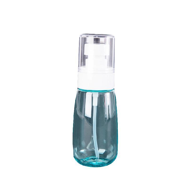 10pcs Portable Travel Emulsion Dispenser Bottle Press Pump Refillable Containers - Pink-100ml