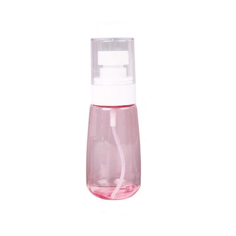 10pcs Portable Travel Emulsion Dispenser Bottle Press Pump Refillable Containers - Blue-60ml