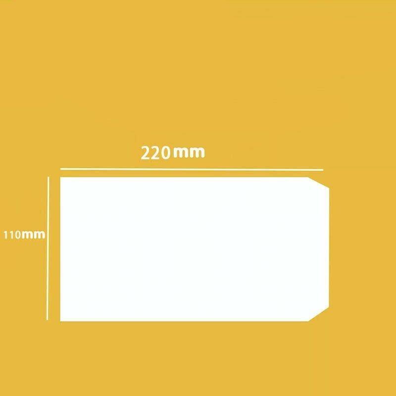 White Business Envelopes 8 Sizes Opaque Mailer with Pre-Printed Postcode - 2N:175*110MM