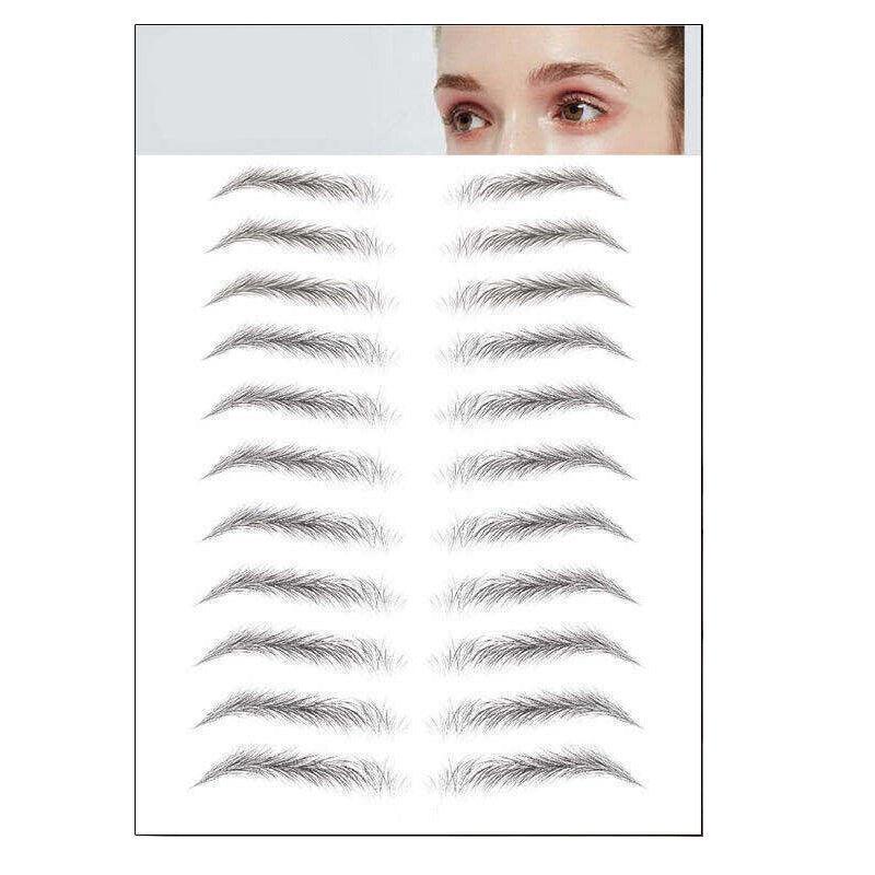 3D Waterproof Eyebrow Tattoo Sticker Hair-Like Natural Brows for Sparse Eyebrows - E11