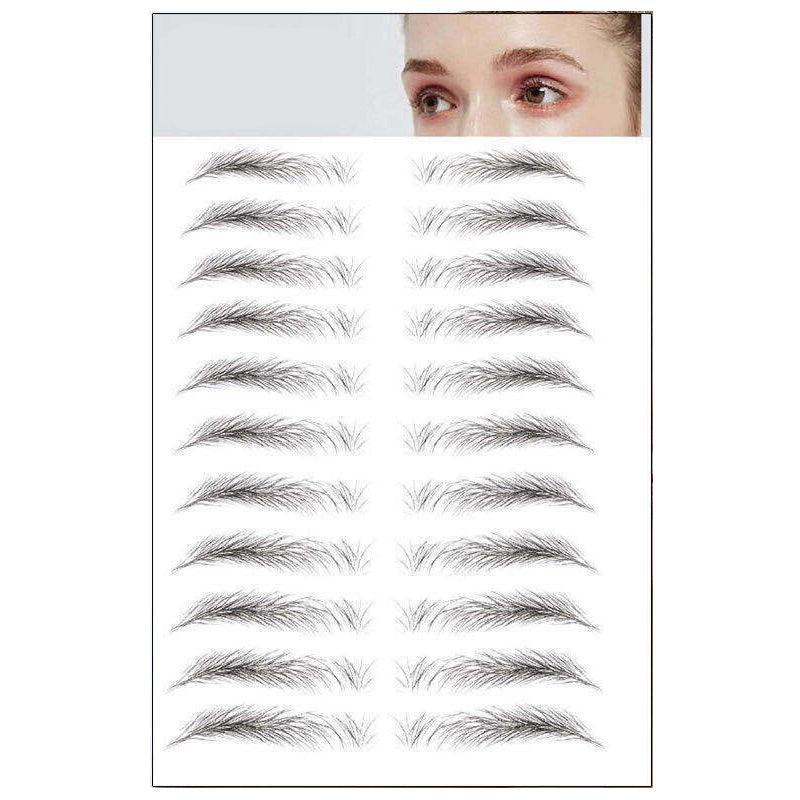 3D Waterproof Eyebrow Tattoo Sticker Hair-Like Natural Brows for Sparse Eyebrows - JY10