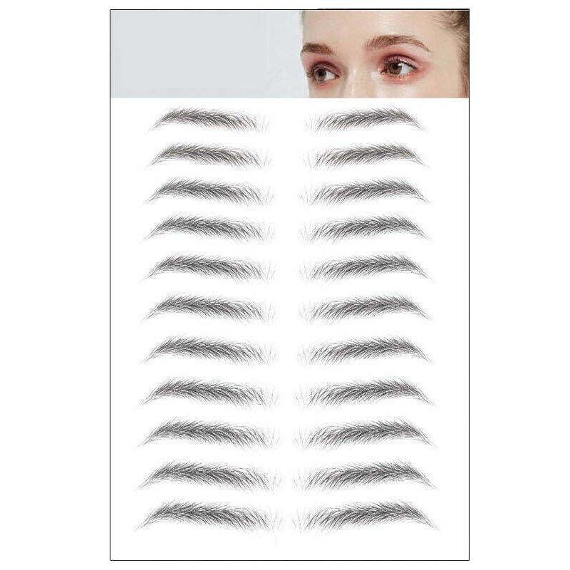 3D Waterproof Eyebrow Tattoo Sticker Hair-Like Natural Brows for Sparse Eyebrows - JY10