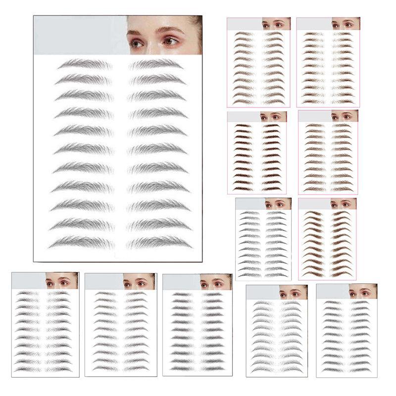 3D Waterproof Eyebrow Tattoo Sticker Hair-Like Natural Brows for Sparse Eyebrows - JY13