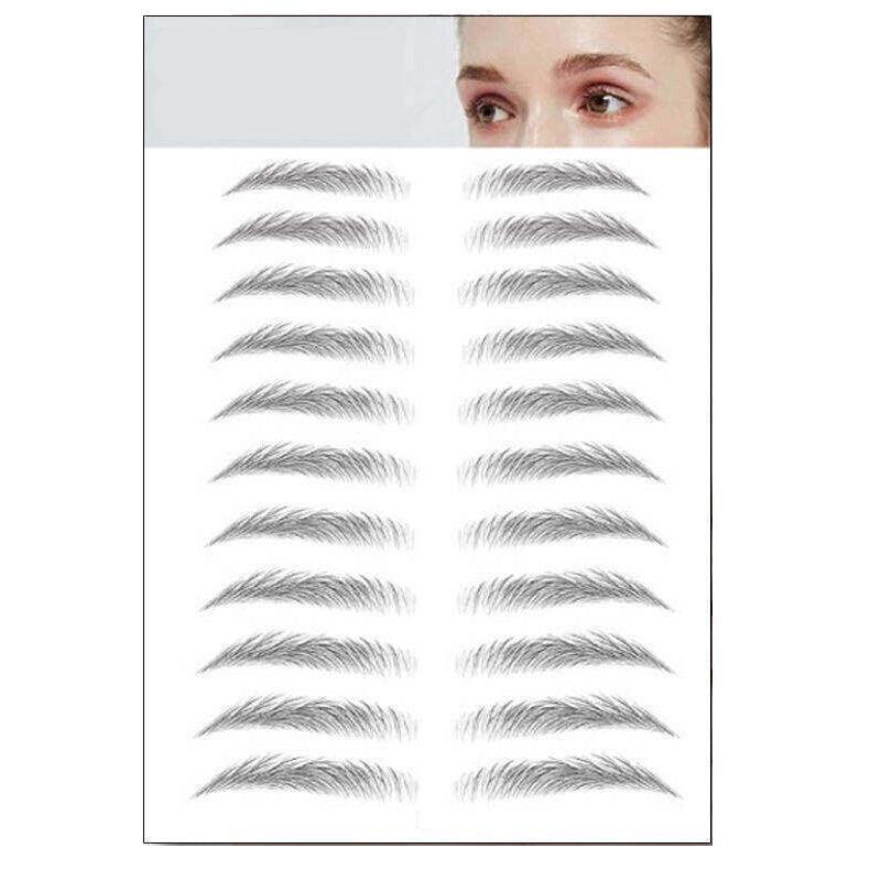 3D Waterproof Eyebrow Tattoo Sticker Hair-Like Natural Brows for Sparse Eyebrows - JY14