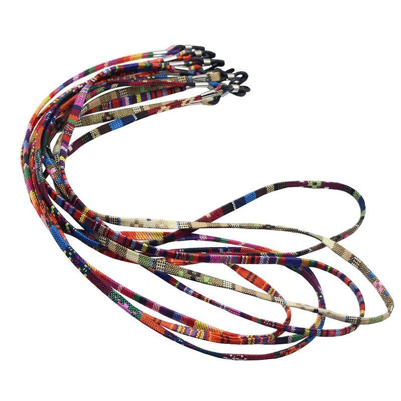 5 PCS Colorful Sunglasses Strap Eyeglass Chain Reading Glasses Holder Neck Cord