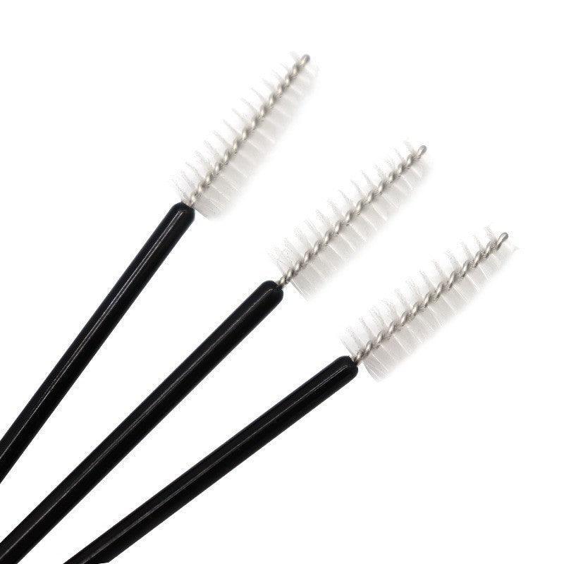 50X Disposable Mascara Wands Eyelash Brushes Applicator Lash Extension Brush - Pink+Clear