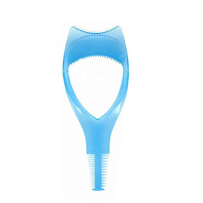 3 In 1 Eyelash Mascara Makeup Guard Protect Tool Applicator Curler Comb Lashes