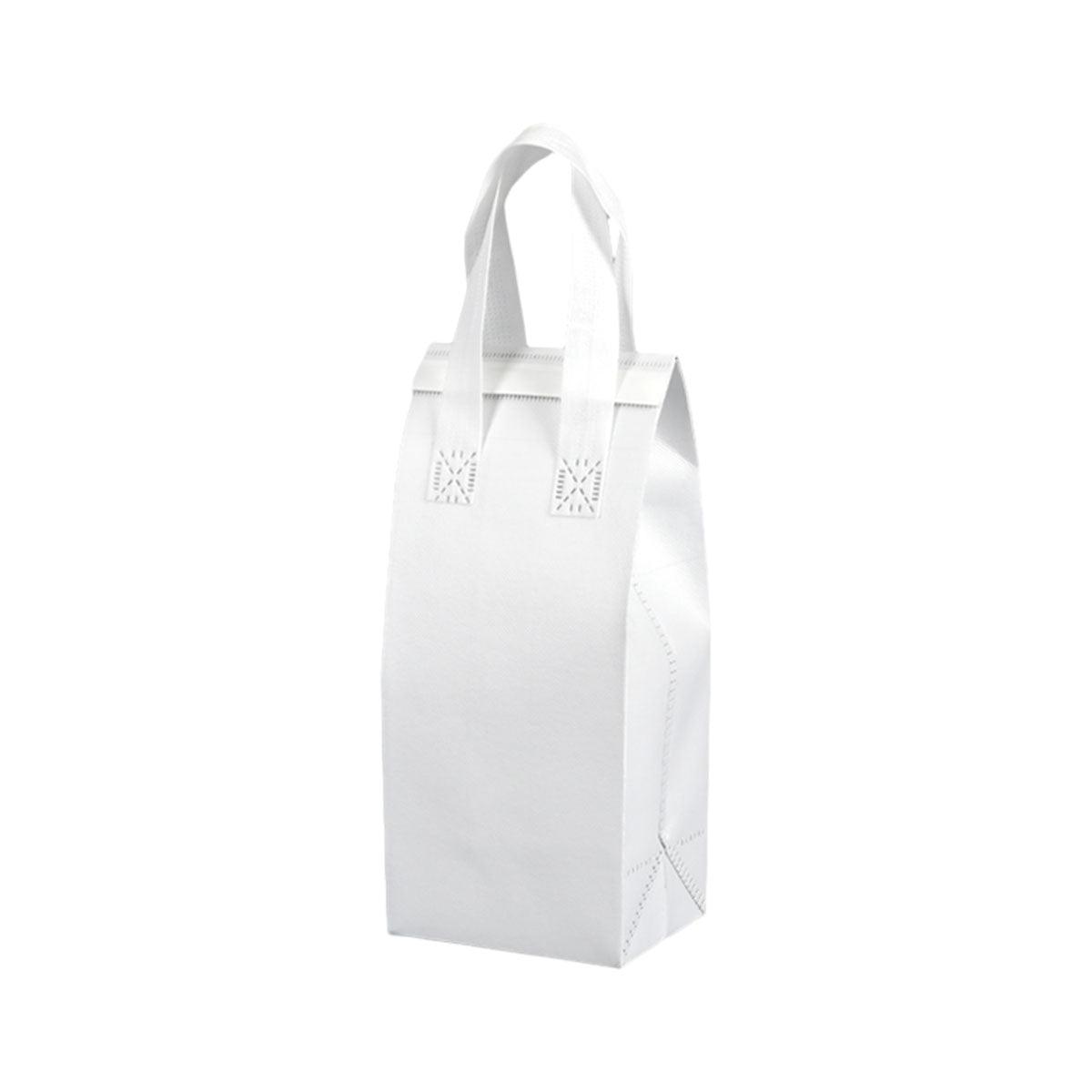 50pcs Thermal Insulation Packing Bag Non Woven Milk Tea Cake Food Storage Bag - White-27x12x10cm