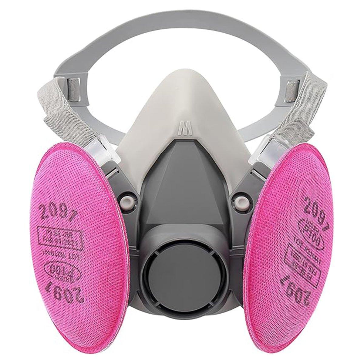 Protective Half Mask for Painting Pesticide Dustproof Decoration Safety Gear