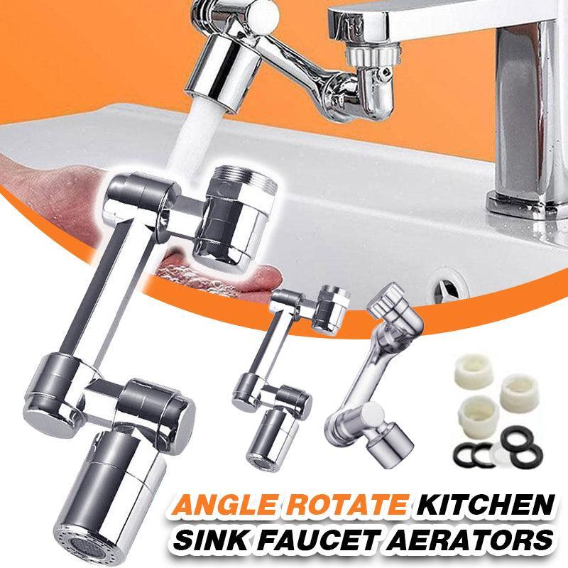 Faucet Extender Universal Rotate Robotic Arm Tap 1080 Swivel Spray Extension - Model 2