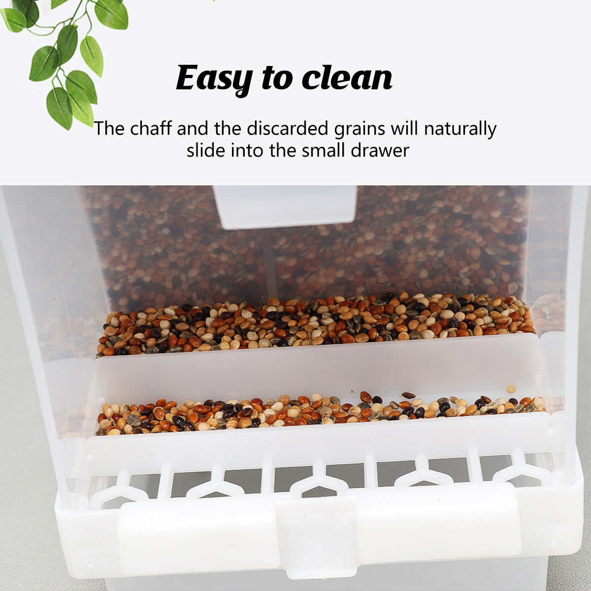 1 pc Automatic Bird Feeder Bird Feeder Cage Accessories Automatic Feed Cage - 850g