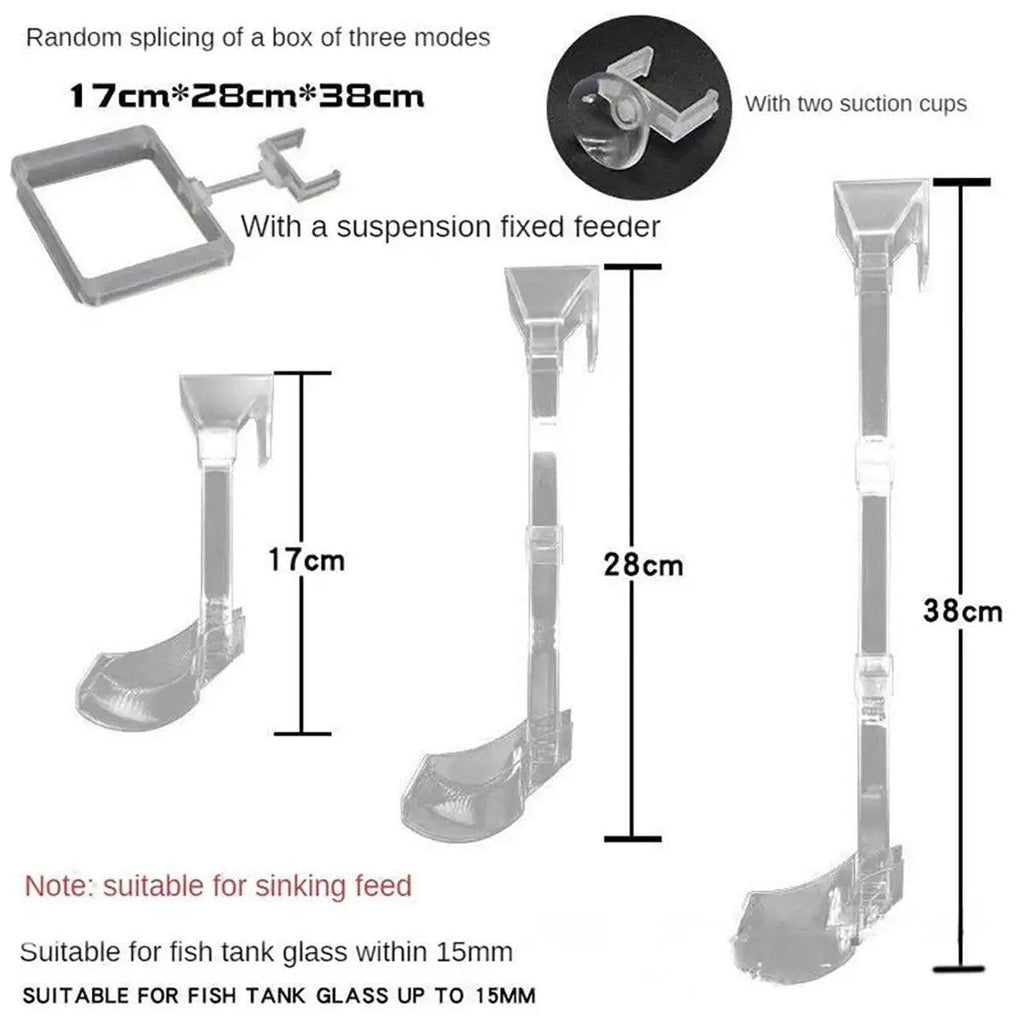 Aquarium Feeding Tube Multifunctional Fish Tank Floating Feeding Ring Shrimp Feeder