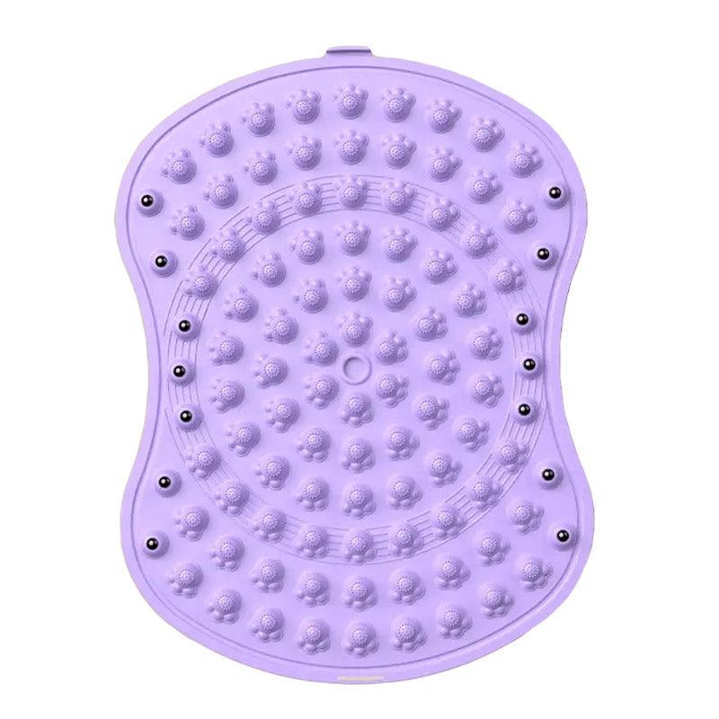 Soft TPE Foot Massage Mat Non-Slip Comfort Pad for Home Bathroom Use - Blue
