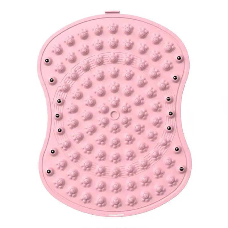 Soft TPE Foot Massage Mat Non-Slip Comfort Pad for Home Bathroom Use - Purple