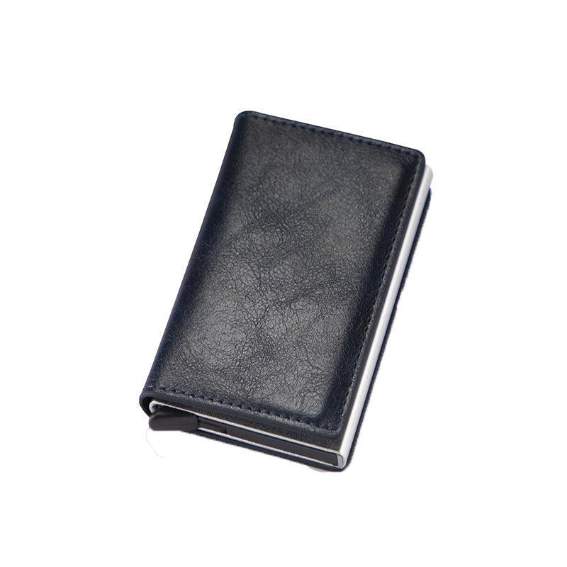 RFID Blocking Leather Card Wallet with Money Clip for Men Credit Holder - Yellow