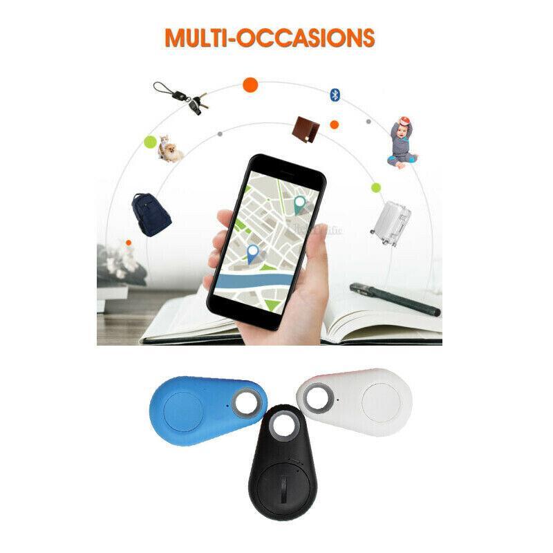 Smart Finder Locator Key Mini Bluetooth Tracker Dog Pet Tag Tracer - Black