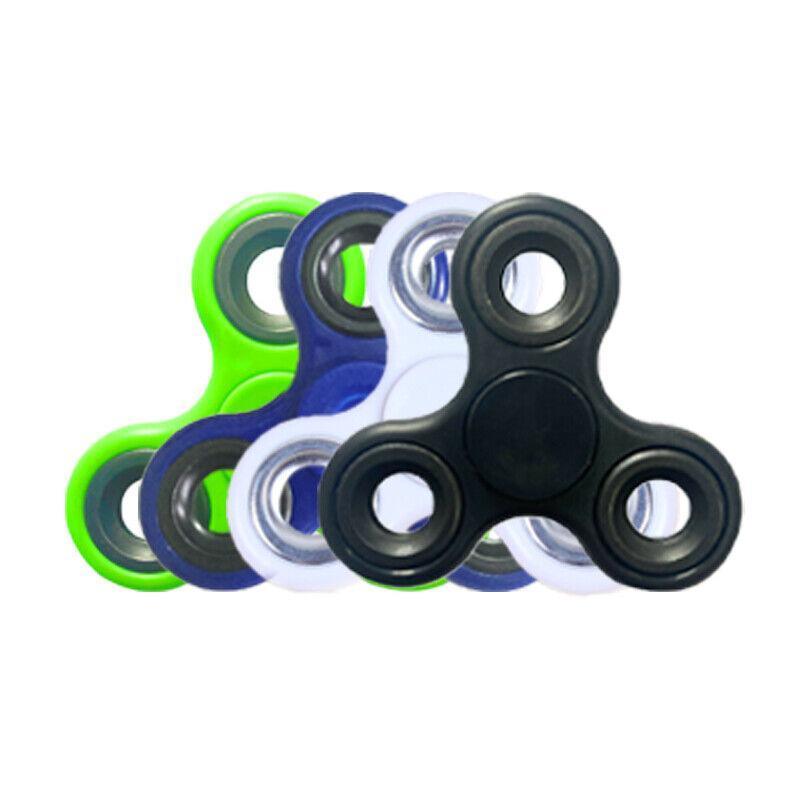 3D Fidget Hand Finger Spinner Focus Tool Stress Relief Item for Daily Use - Green