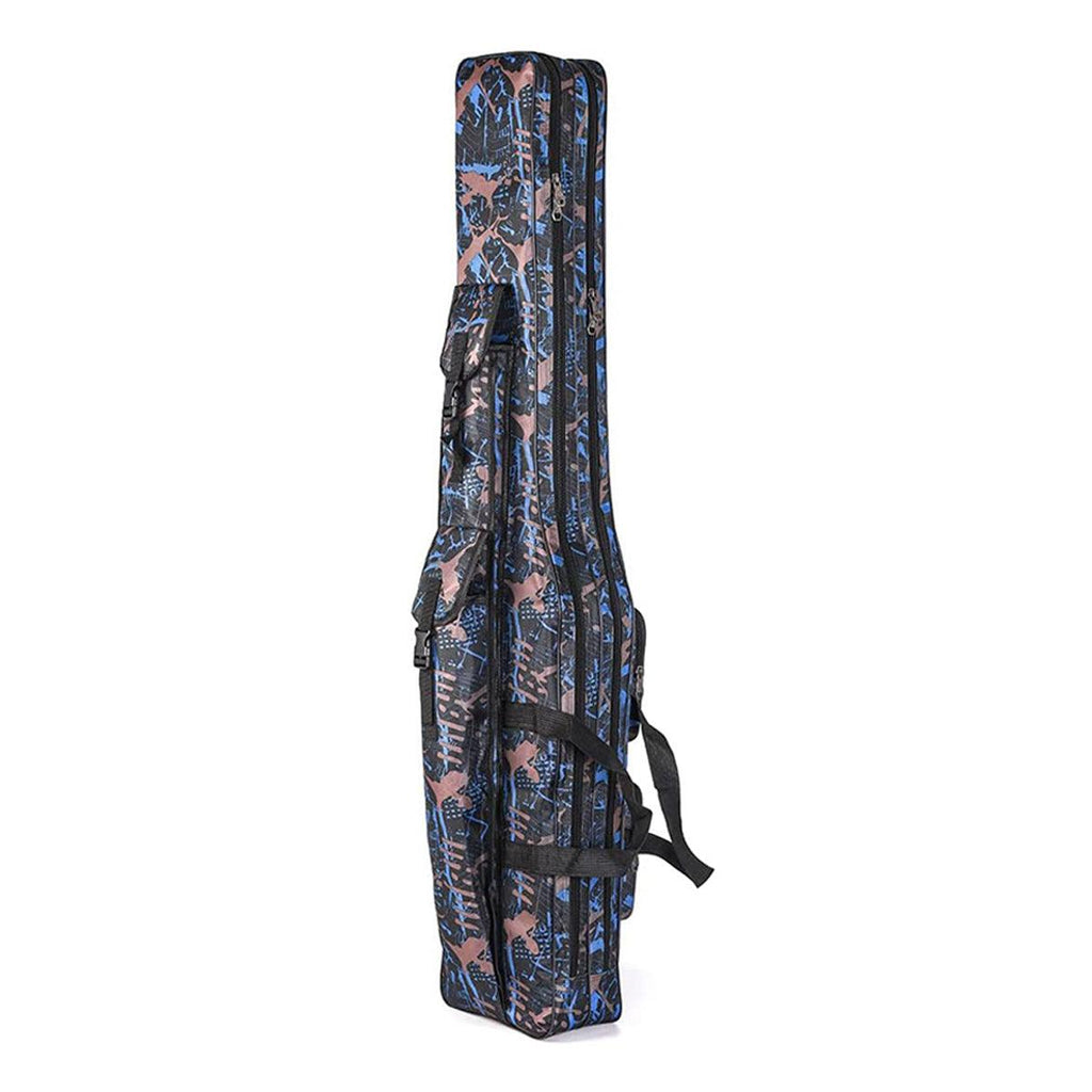130cm Big Belly Fishing Tackle Bag Rod Storage Carry Case Outdoor Fishing Bag - Snake skin camouflage