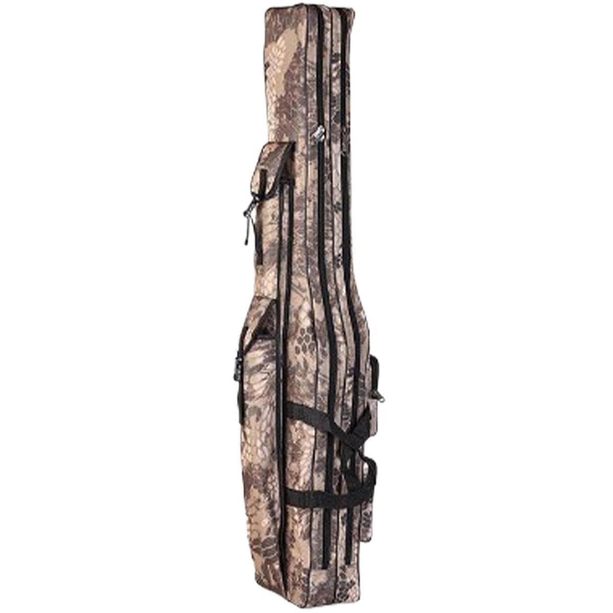130cm Big Belly Fishing Tackle Bag Rod Storage Carry Case Outdoor Fishing Bag - Snake skin camouflage