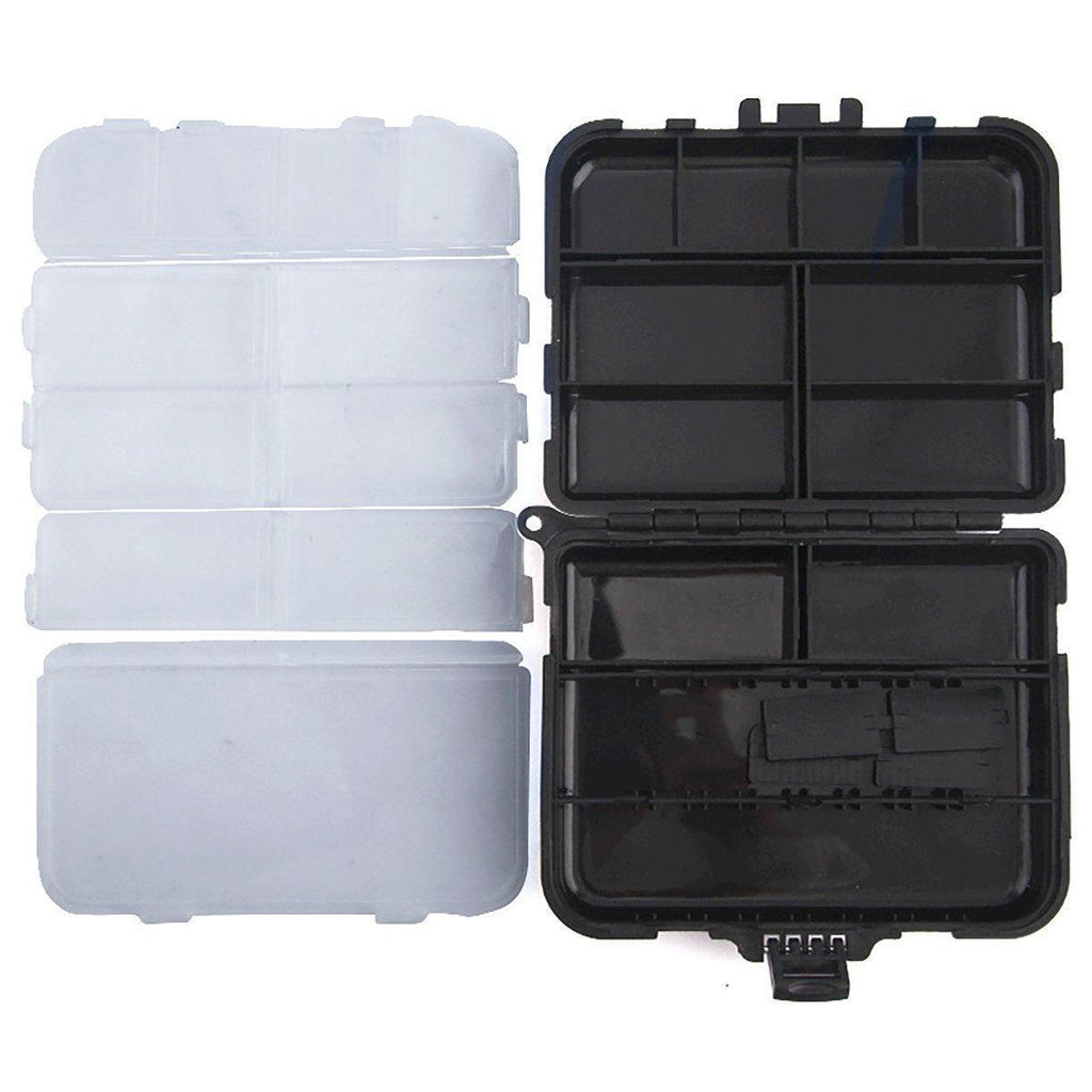 Fishing Accessories Storage Box with Hand Rope Hook Organizer for Fishing Gear - Large