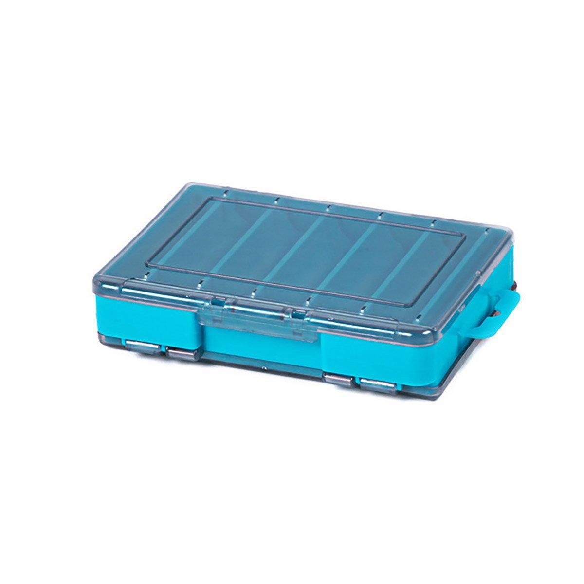 Multifunctional Fishing Bait Storage Box Accessories Gear Organizer Tool Box - Blue-L