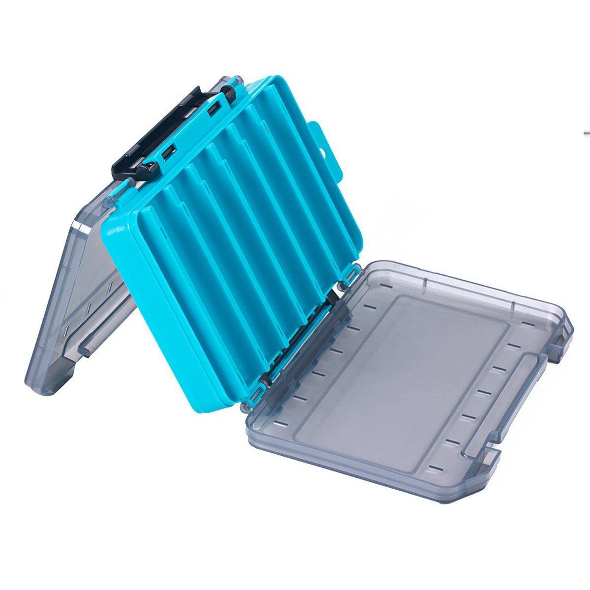 Multifunctional Fishing Bait Storage Box Accessories Gear Organizer Tool Box - Green-S