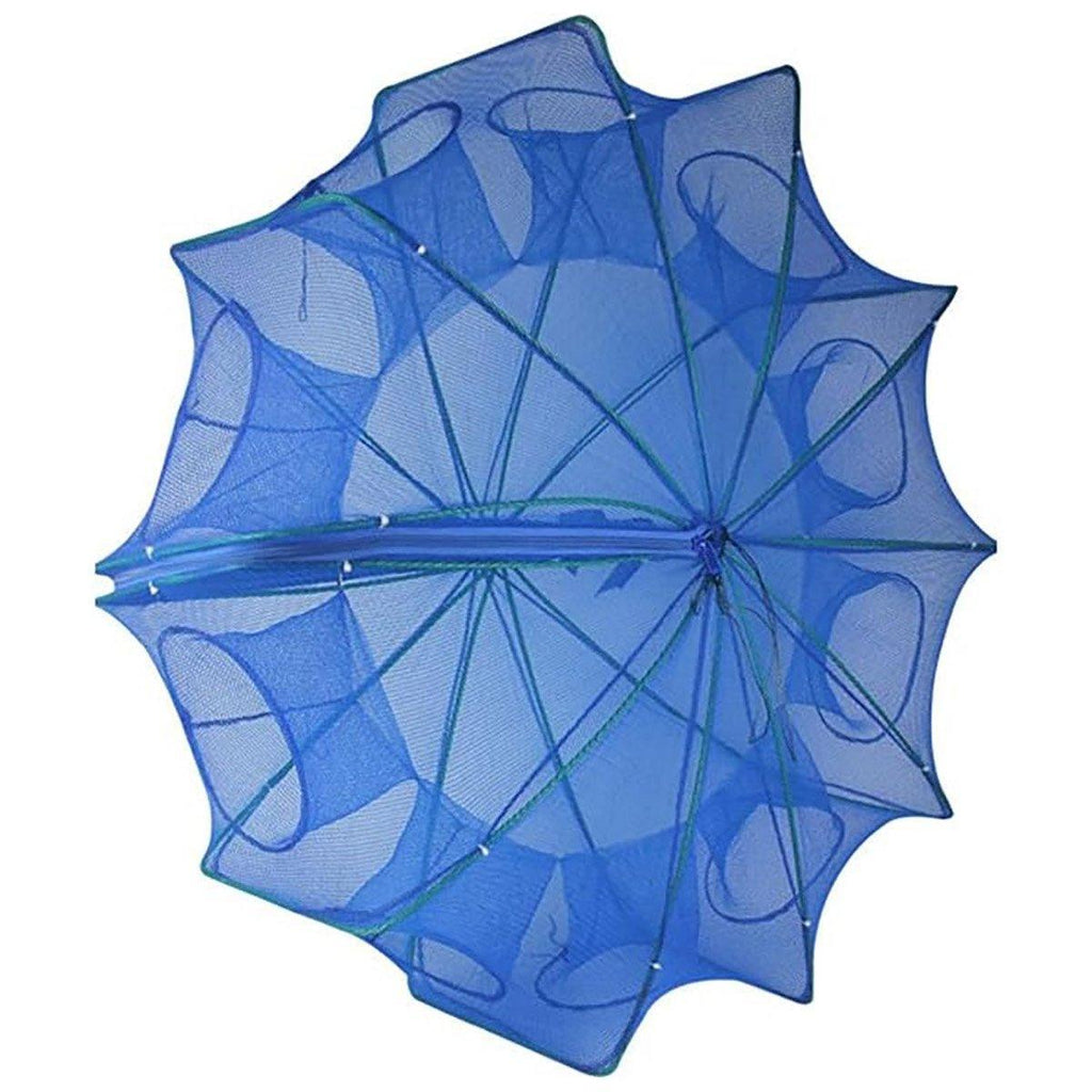 6/8/10 Holes Fishing Net Small Foldable Square Folding Shrimp Eel Lobster Trap - 6Holes