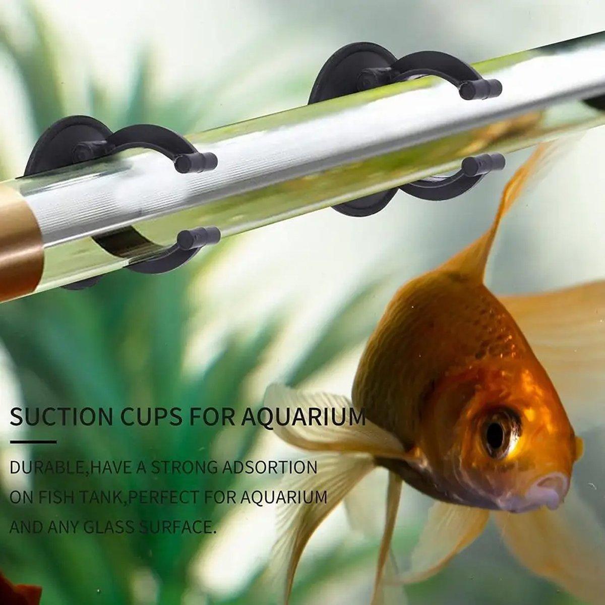 20PCS Black Suction Mount Clips for Aquarium Equipment
