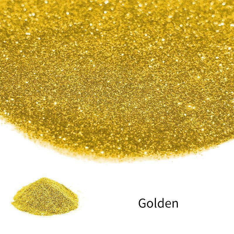 50G Fine Glitter Dust Powder Holographic Iridescent Metallic Body Nail Art Craft - Light Blue