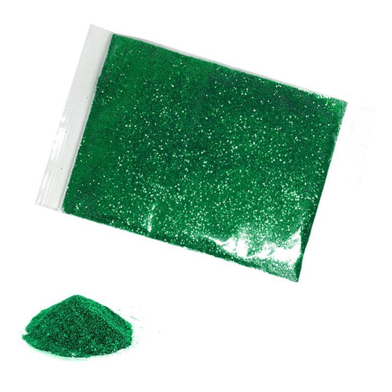 50G Fine Glitter Dust Powder Holographic Iridescent Metallic Body Nail Art Craft - Light Green