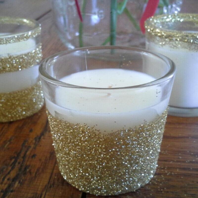 50G Fine Glitter Dust Powder Holographic Iridescent Metallic Body Nail Art Craft - Light Purple