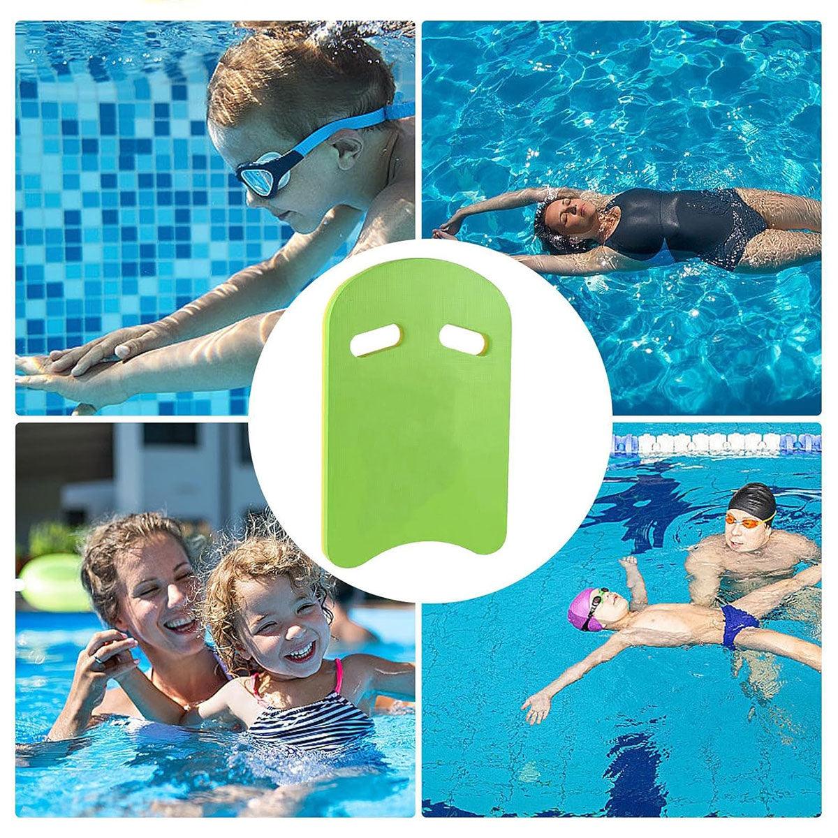 Swimming Back Float for Beginners Buoyancy Pad Gear for Water Training Support - U-shape-Green