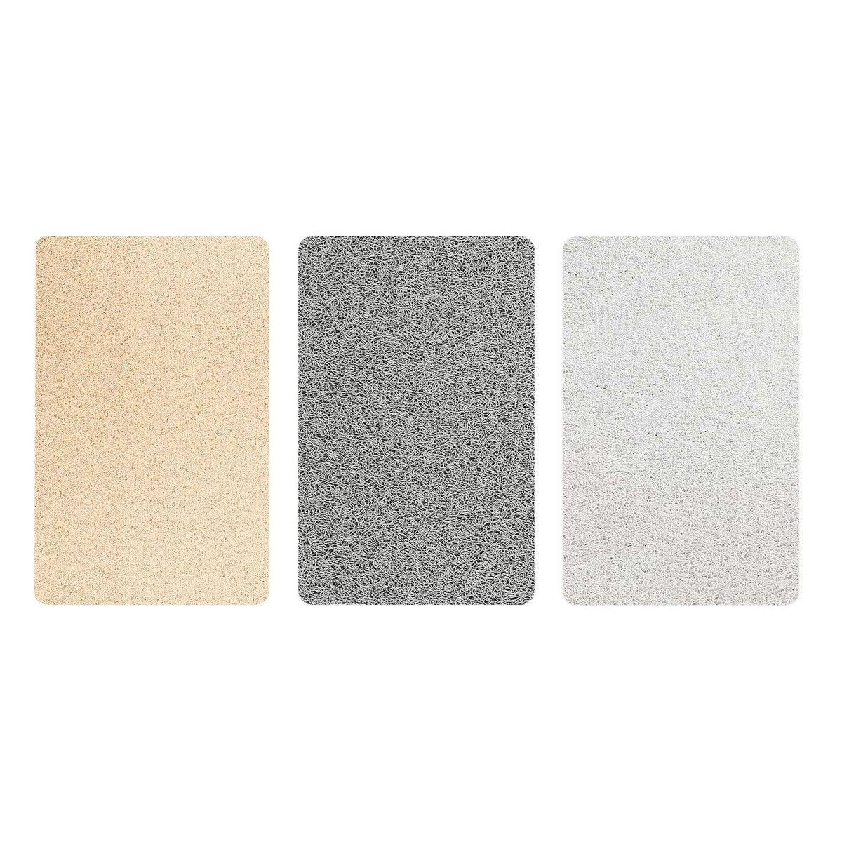 Waterproof Non-Slip Bathroom Shower Mat Anti-Slip Rug Toilet Floor Mat Washable - Grey-43*120cm