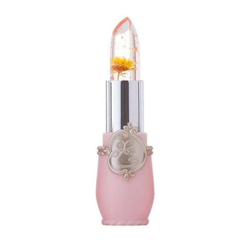 Flower Lipstick Color Jelly Transparent Magic Changing Lip Temperature Change Au - Red