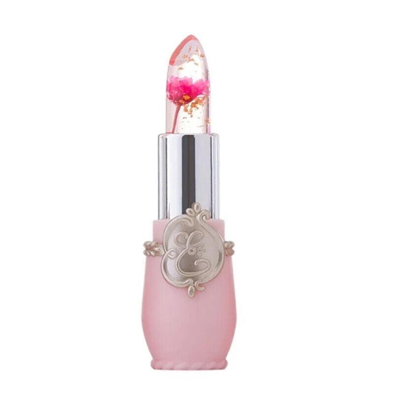Flower Lipstick Color Jelly Transparent Magic Changing Lip Temperature Change Au - Yellow