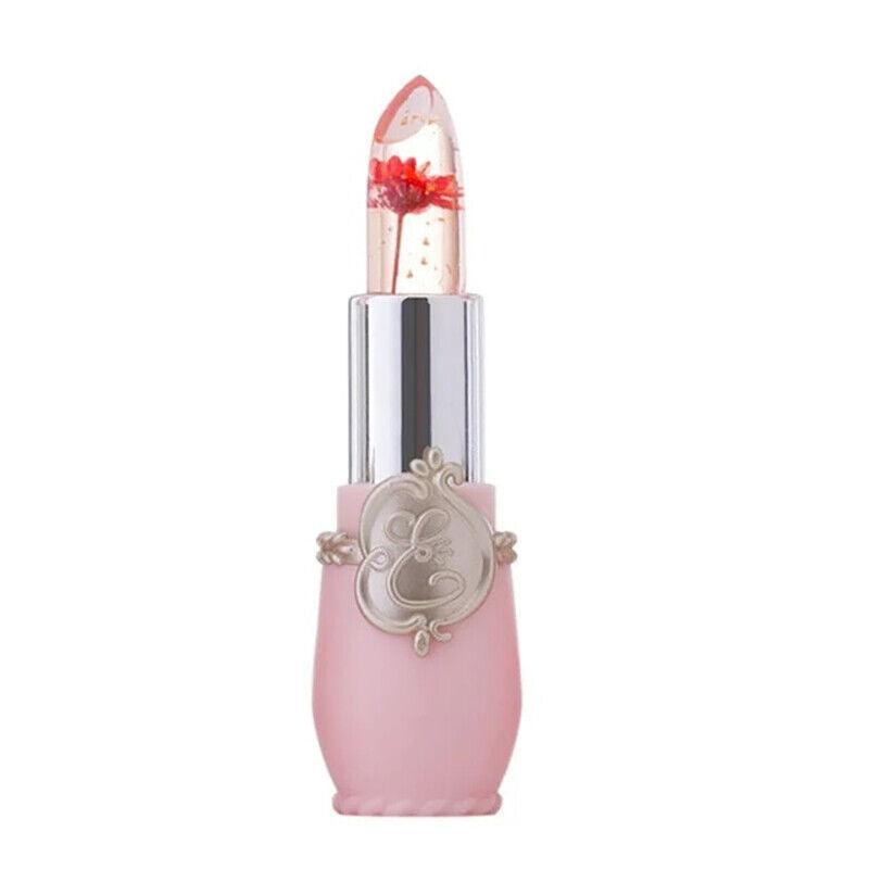 Flower Lipstick Color Jelly Transparent Magic Changing Lip Temperature Change Au - Yellow