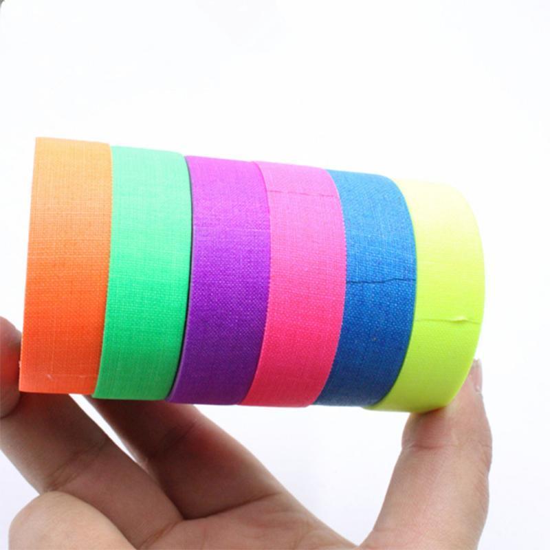 6X Luminous Fluorescent Tape Glow In The Dark Night Self-Adhesive Sticker Strip