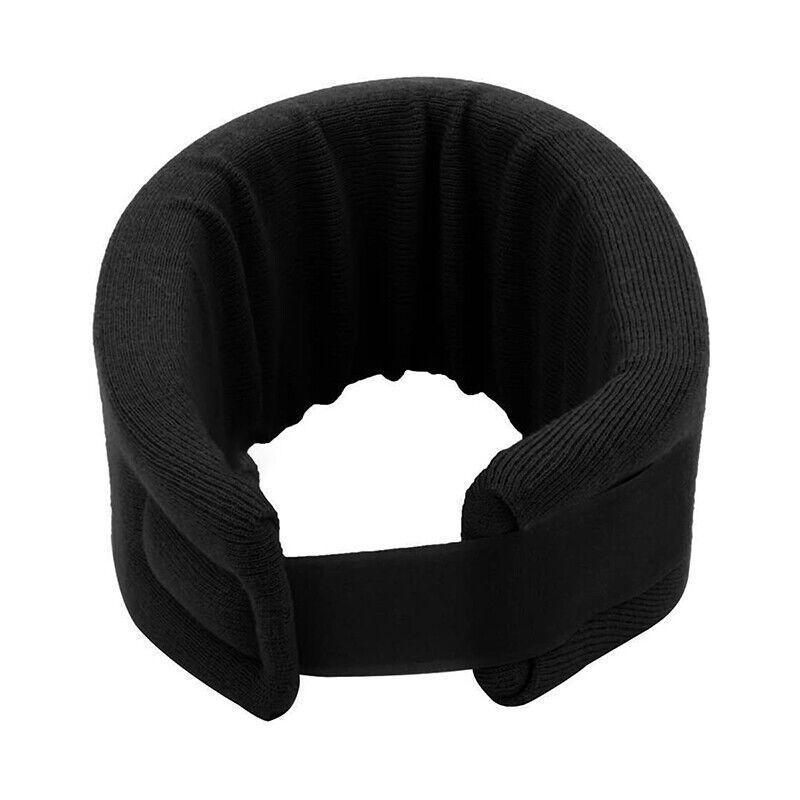 Soft Foam Neck Support Brace Cervical Device Collar Pain Traction Relief Black - S