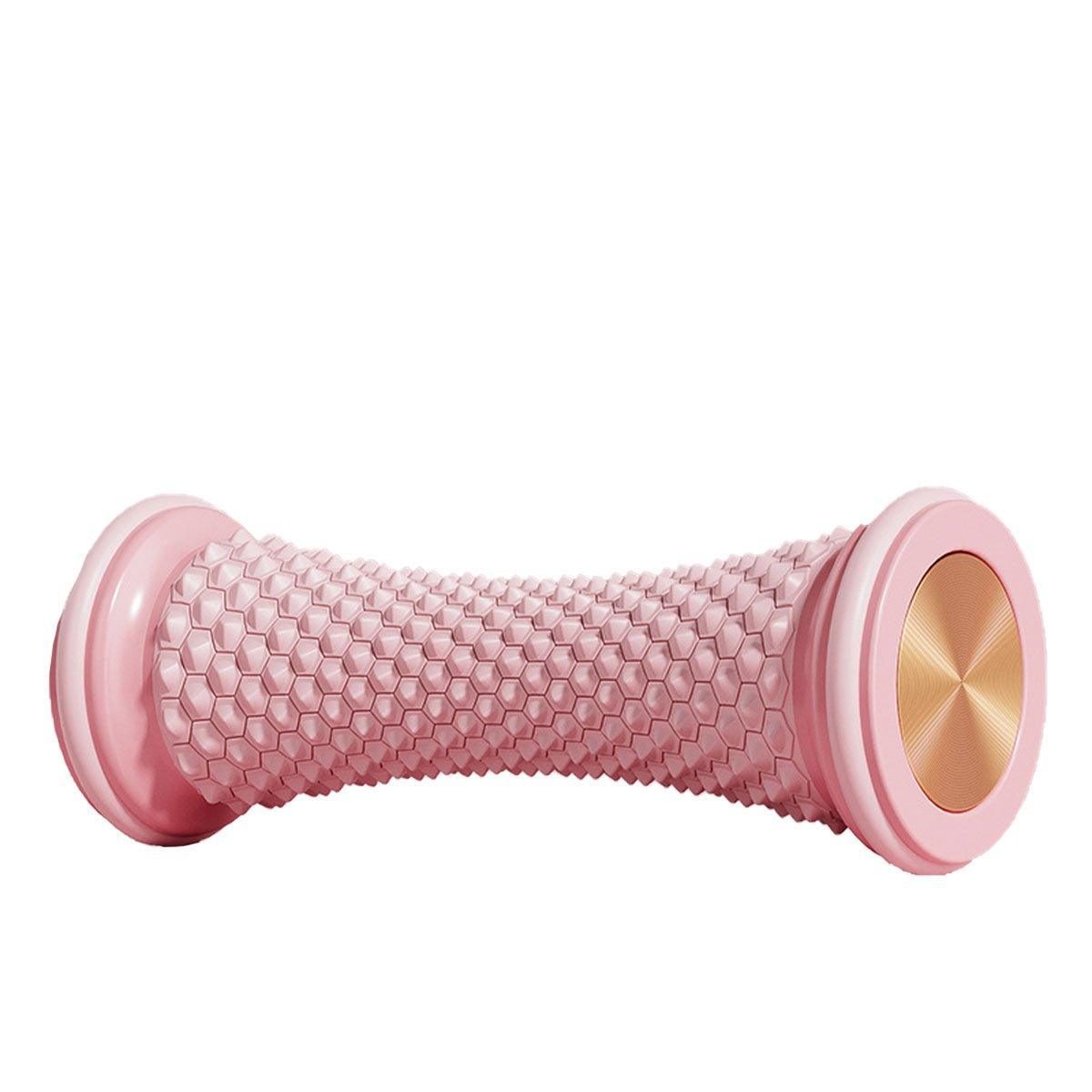 Foot Massage Roller Yoga Trainer Muscle Relaxation Plantar Fascia Relief Fitness - Pink