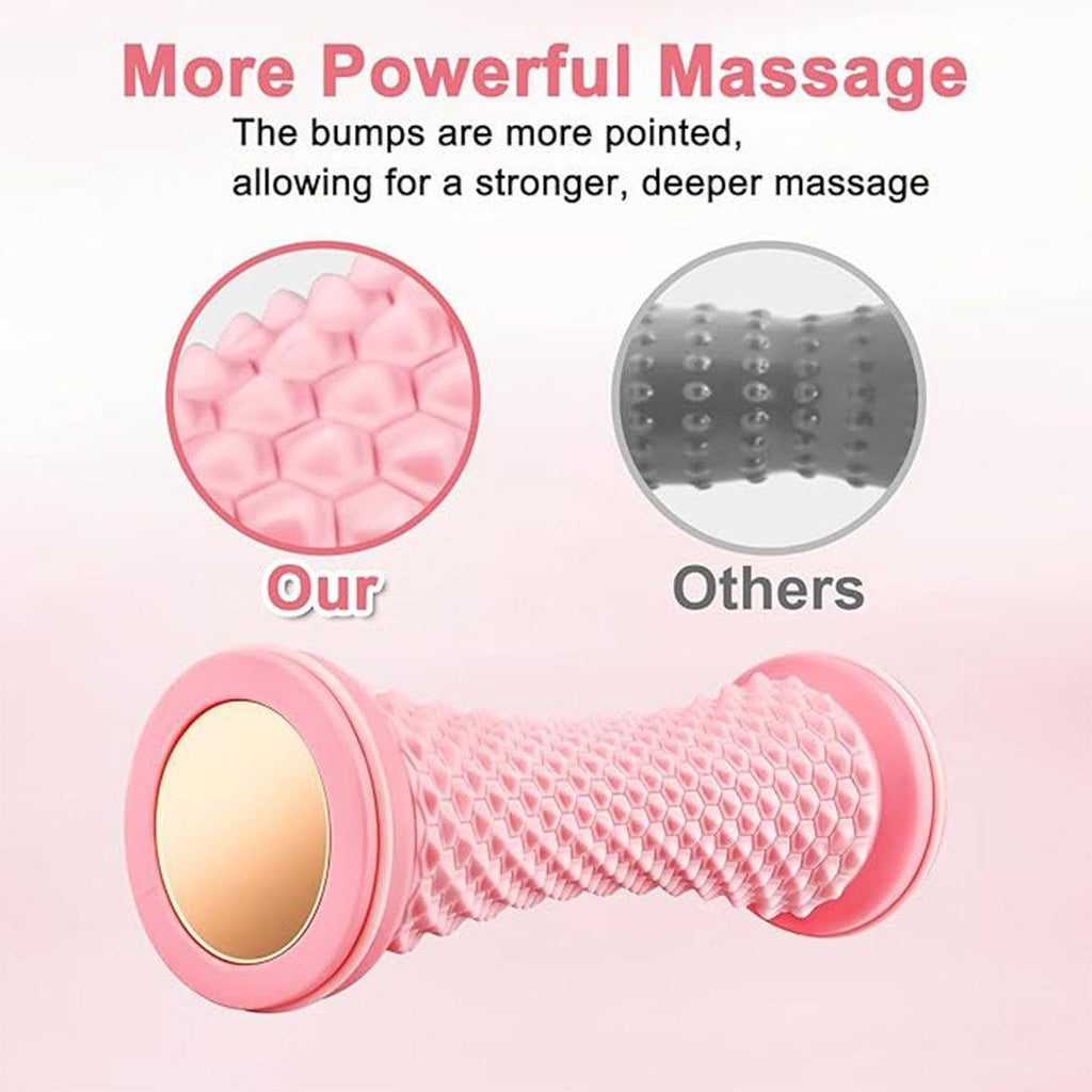 Foot Massage Roller Yoga Trainer Muscle Relaxation Plantar Fascia Relief Fitness - Purple