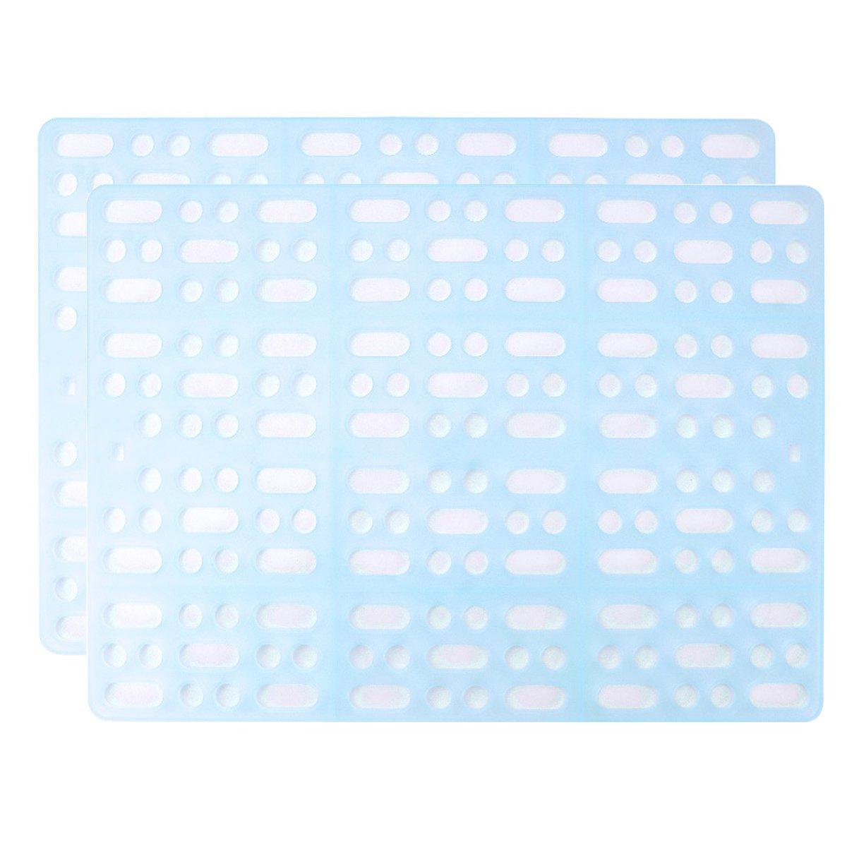 2pcs Rabbit Foot Mat Large Plastic Cage Mat for Guinea Pig Pet Cage Accessories - Pink