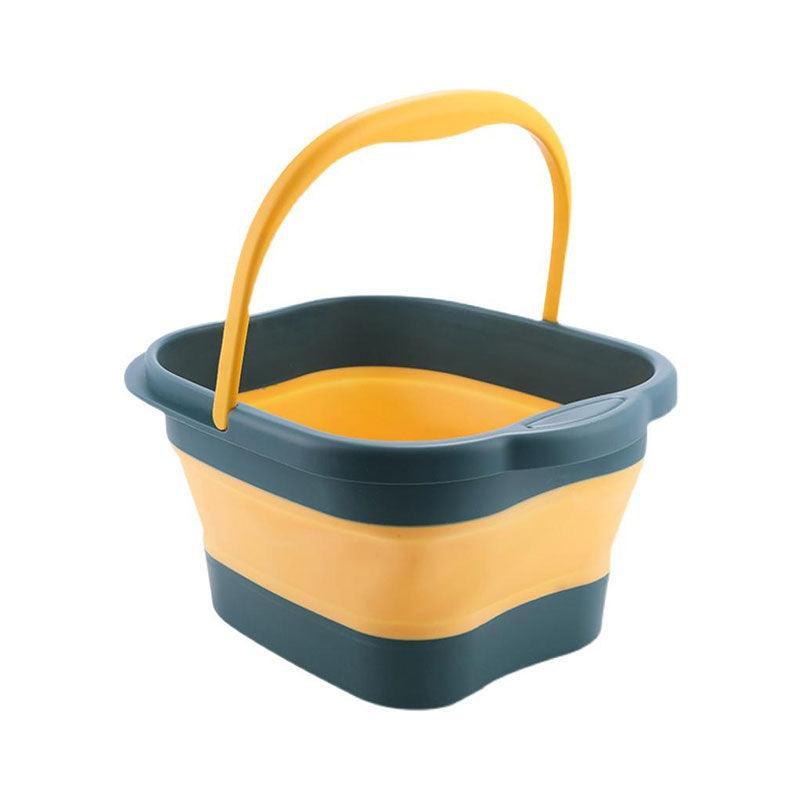 Folding Foot Spa Pedicure Bath Massage Tub Bucket Feet Basin Therapy Luxury - Pink
