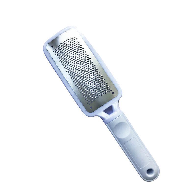 Stainless Steel Foot File Scraper Grater Pedicure Rasp Callus Remover Tool - Rose Red
