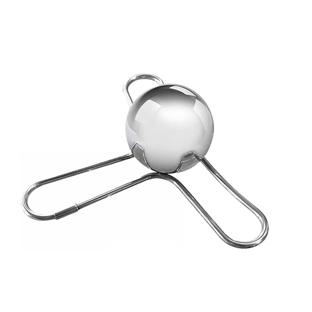 3/4 Forks Stainless Steel Ice Balls Reusable Spherical Whisky Chilling Stones - 4 Forks