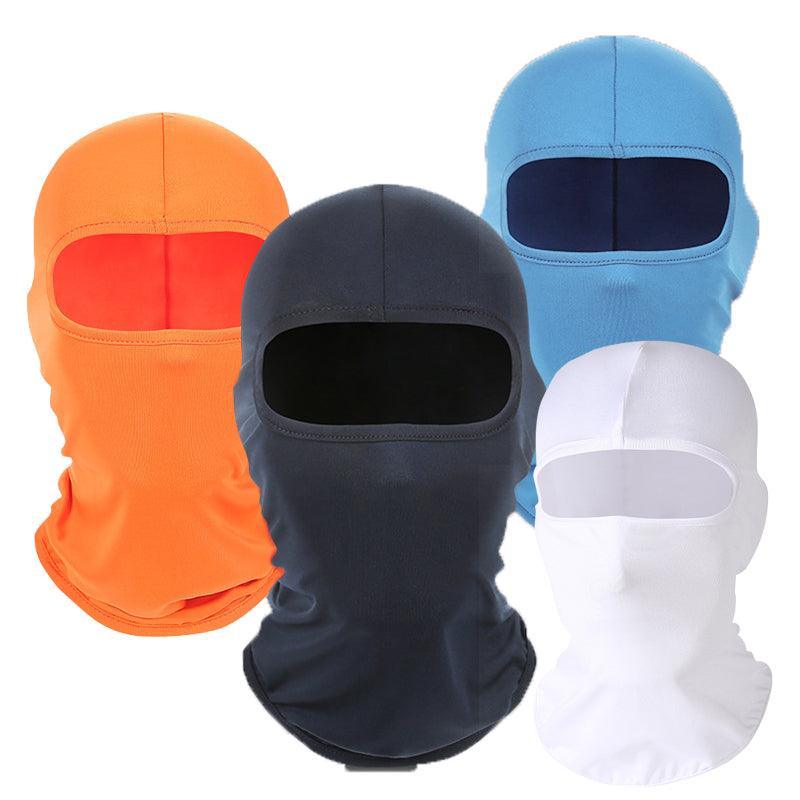 Balaclava Face Mask Uv Protection For Men Women Ski Motorcycle Running Riding - White