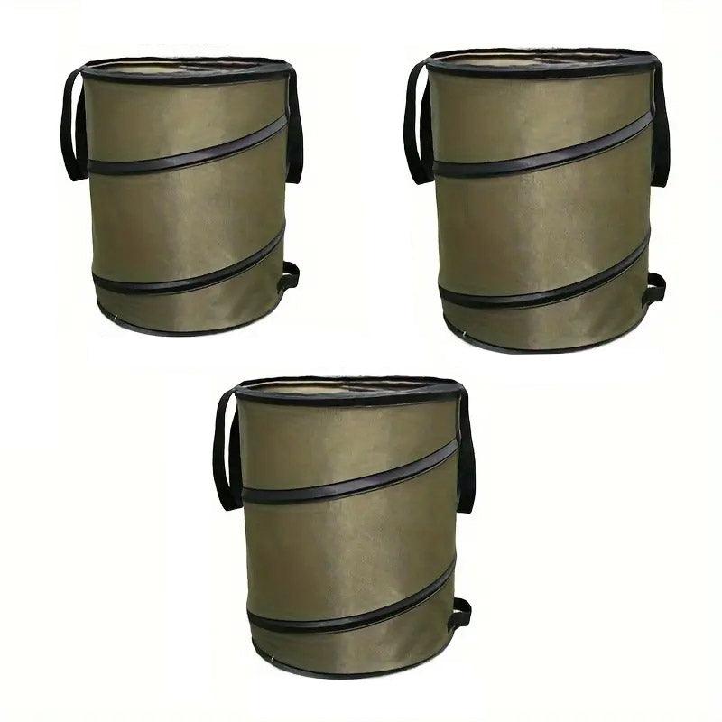 Collapsible Leaf Bin Outdoor Waste Bin for Garden Yard Cleanup and Storage - S