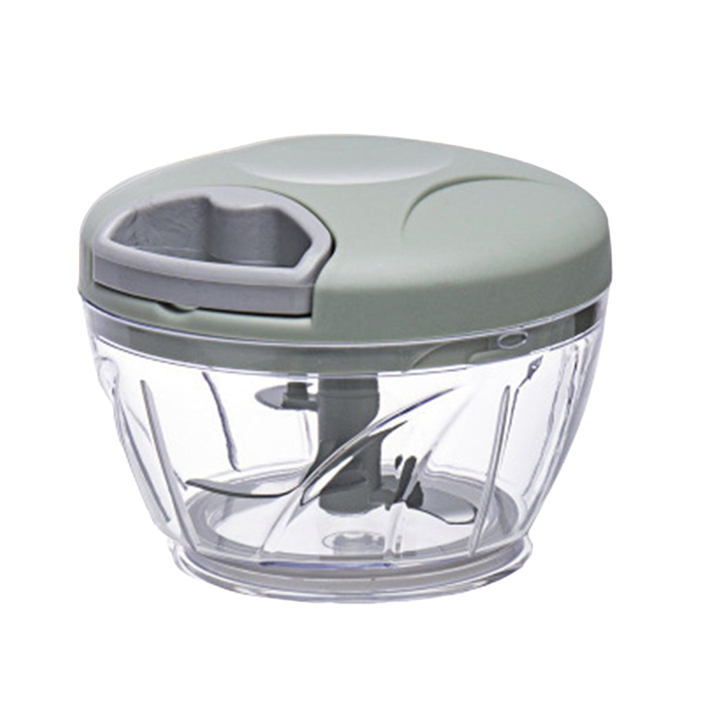 500ml Manual Meat Mincer Garlic Chopper Rotate Garlic Press Crusher Vegetable - Pink